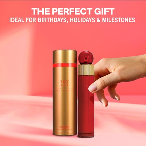 Perry Ellis 360° Red Eau De Parfum Spray for Women - 1.7 Fl Oz (Pack of 1)