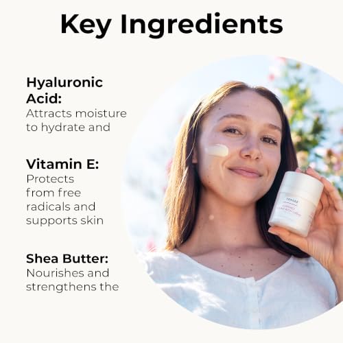 Vitamin C & E Face Moisturizer for Dry Skin - 50ml Hydrating & Brightening Cream