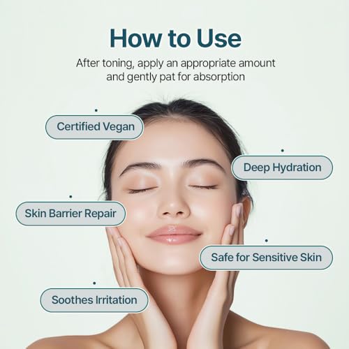 Vegan Cica & Multi-Peptide Face Serum for Firming & Hydration - 1.69 fl oz