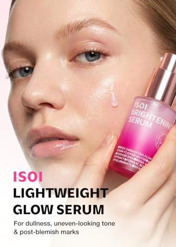 ISOI Rose PDRN Serum with Bulgarian Rose Oil 1.18 Fl Oz - Radiance Face Serum