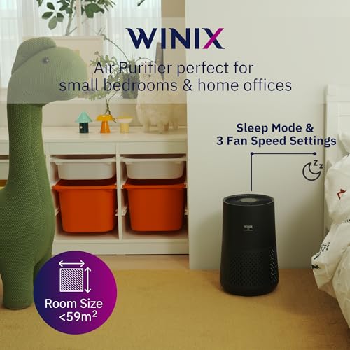 HEPA Air Purifier for Bedroom Charcoal Gray - Winix A230, 1110 Sq Ft