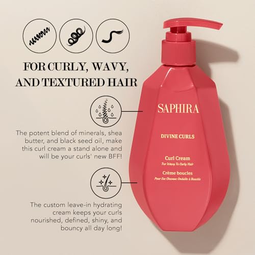 Curl Cream for Curly Hair 8.5oz / 250ml Hydrating Styling Cream
