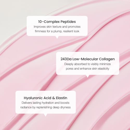 Hydrating Collagen Peptide Cream - Pore Care & Firming Facial Moisturizer - 1.69 Fl Oz - Variation of Collagen / 1.69 Fl Oz