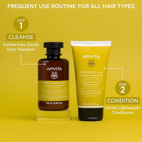 Gentle Hydrating Daily Shampoo with Chamomile & Honey - Silicone-Free