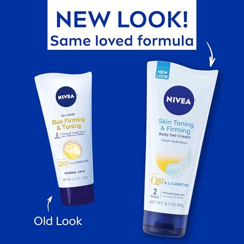 NIVEA Skin Firming & Toning Gel Cream, 6.7 Oz, Pack of 2