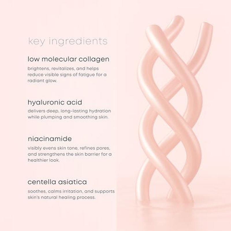 Lunair Collagen Hydrogel Face Mask with Microhole Technology ? Firming, Hydrating & Brightening Sheet Mask for Glass Skin, Plumps & Boosts Elasticity (5 Sheets)