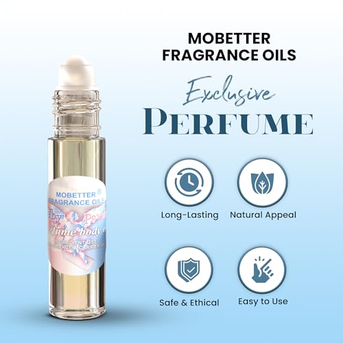 MOBETTER FRAGRANCE OILS Powder Fresh Scent & Baby Powder Perfume Body Oil for Unisex
