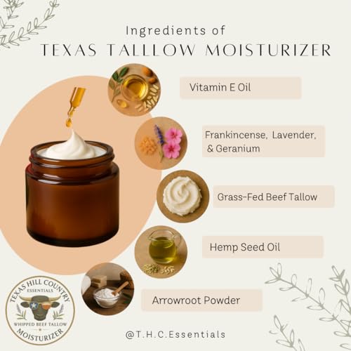 Beef Tallow Moisturizer Wide Open Spaces 4oz - Natural Skin Care for Dry Sensitive Skin