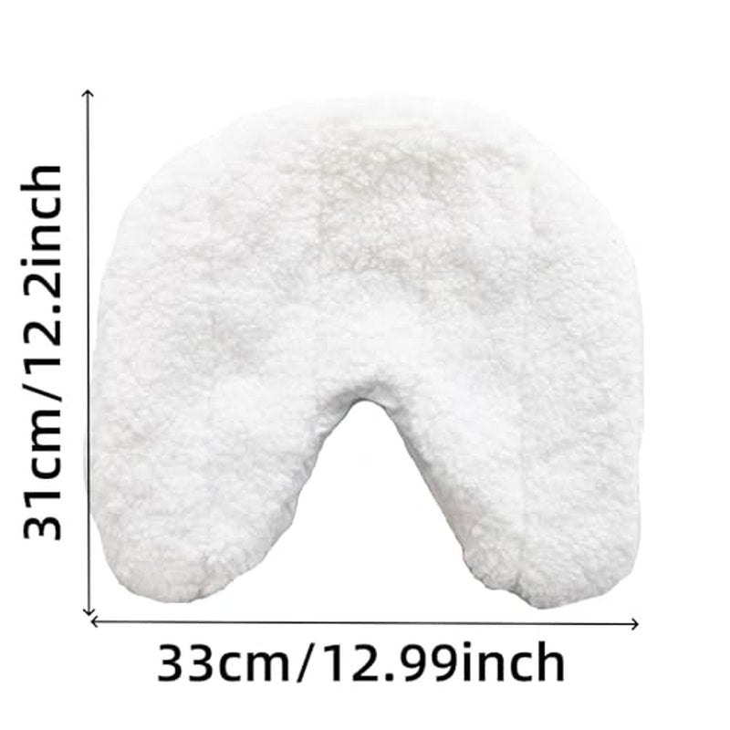 CozyFleece Massage Table Face Cradle Cover - Ultra Soft Fleece Face Headrest Cover for Massage Table & Tattoo Chair, Universal Fit, Washable, 2 Pack