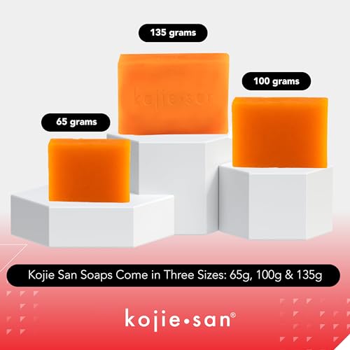Kojie San Skin Brightening Kojic Acid Soap Bundle 24 Bars - Natural Dark Spot Remover