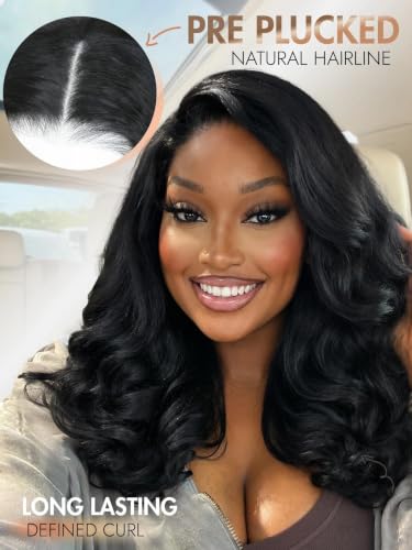 Black Quantum Love 13x6 Lace Front Yaki Curly Synthetic Wig for Black Women - Variation: 18