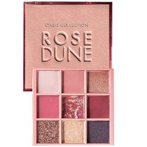 FARMASi Oasis Collection Eyeshadow Palette, Makeup Eye Shadow, Versatile Eyeshadow Palette for Hypnotizing From Soft to Intense, Matte & Shimmery Finishes, Rose Dune Sands
