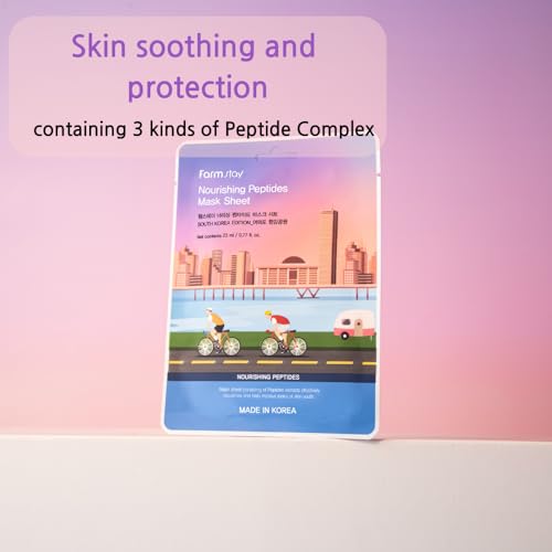 FARMSTAY Trip To Korea Facial Mask Sheet 12 Combo Pack Korean Skincare Mask Combo, Hypoallergenic,Moisturizing,Nourishing,Vitalizing, Refreshing0.77 fl.oz.*12 ea
