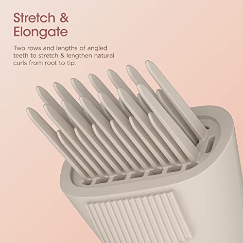 Shark FlexStyle Wide Tooth Comb Attachment - Stone, Hair Styling & Drying Tool