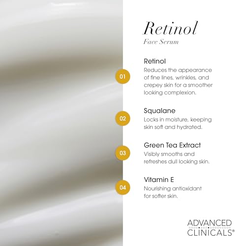Retinol, Collagen & Vitamin C Face Serum Set - 1.75 Fl Oz 3-Piece