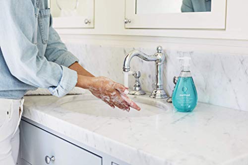 Method Waterfall Gel Hand Soap Refill Pack of 6 - 34oz Eco-Friendly Liquid Hand Wash