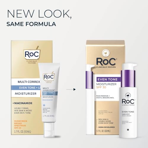 RoC Niacinamide Daily Face Moisturizer SPF 30 1.7oz - 5-in-1 Brightening & Anti-Aging
