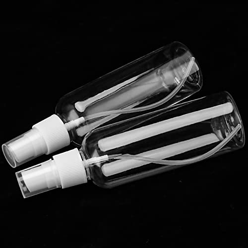 4oz 120ml Clear Spray Bottles Bulk - 50 Pack Refillable Travel Size Containers