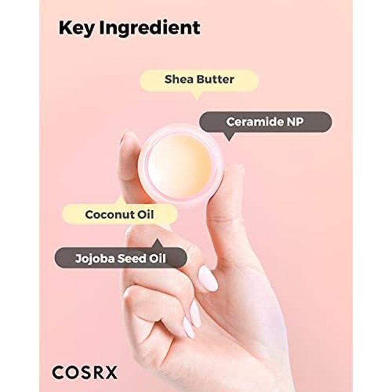 COSRX Lip Care Balm for Dry Chapped Lips, Enriched with Shea Butter, Sleeping Mask, Korean Skin Care, Animal Testing-Free, Artificial Fragrance-Free, Parabens-Free (Lip Butter)