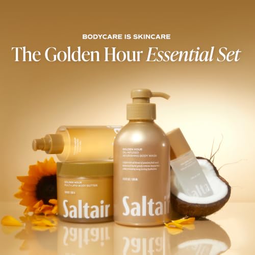 Golden Hour Moisturizing Body Wash 2-Pack - Hydrating Shower Gel for Soft Skin