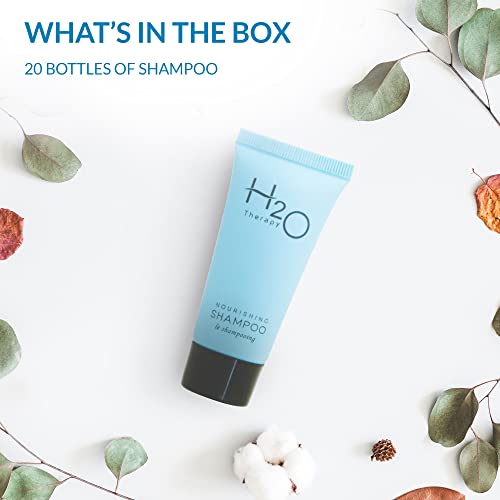 H2O Therapy Shampoo, Travel Size Hotel Hospitality, 0.85 oz (Case of 20)