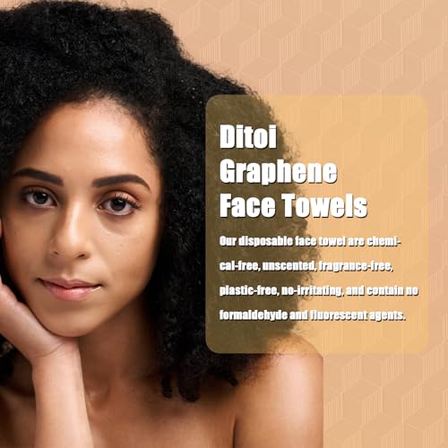 Ditoi Face Towels 50 Count+Graphene Face Towels 50Count