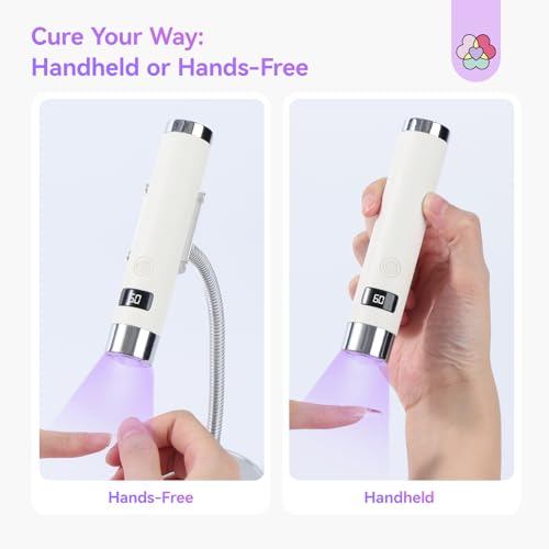 SAVILAND UV Light for Gel Nails with Magnetic Stand - White