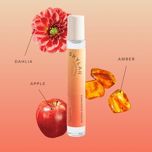 Mini Floral Vanilla Perfume Rollerball - Sunkissed Dahlia 0.33 Fl Oz - Travel Size