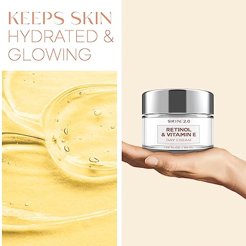 Moisturizer Facial Day Cream Moisturizer Value Set - Retinol and Vitamin E, Hyaluronic Acid and Collagen, Vitamin C and Collagen