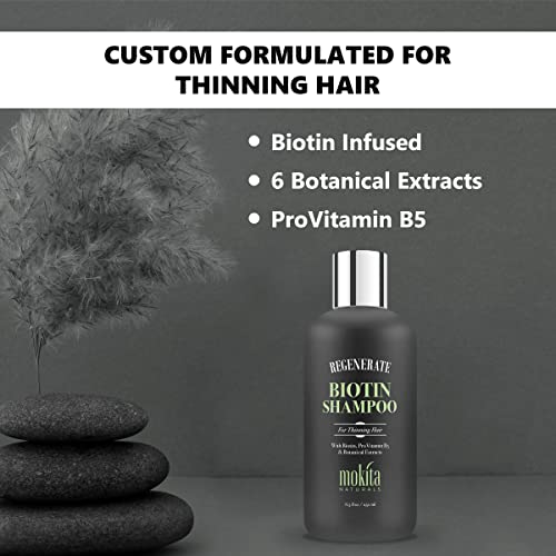 Biotin Hair Growth Shampoo for Thinning Hair - Volumizing & Nourishing, 8.5 Fl Oz