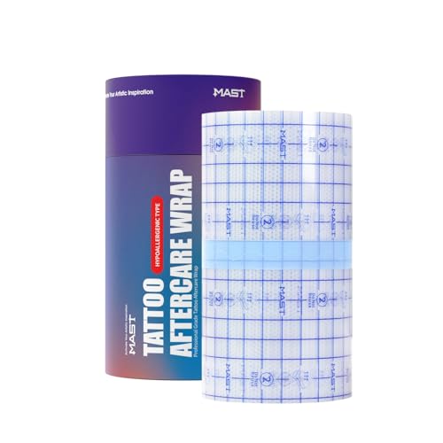 Mast Tattoo Second Skin Roll, 6" x 11 Yard Waterproof Aftercare Film