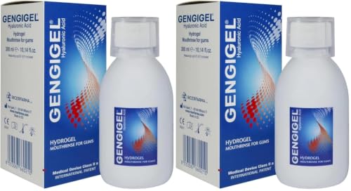Hyaluronic Acid Mouthrinse for Gum & Oral Health - 10.14 Fl Oz Pack of 2