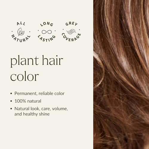 Natural Dark Blonde Hair Color - Plant-Based, Vegan, Permanent, 3.5 oz