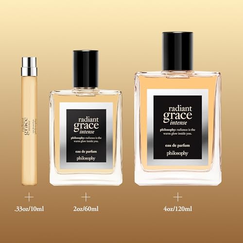 Philosophy Radiant Grace Intense Eau de Parfum - Ambery Floral Women's Perfume 0.33 Fl Oz