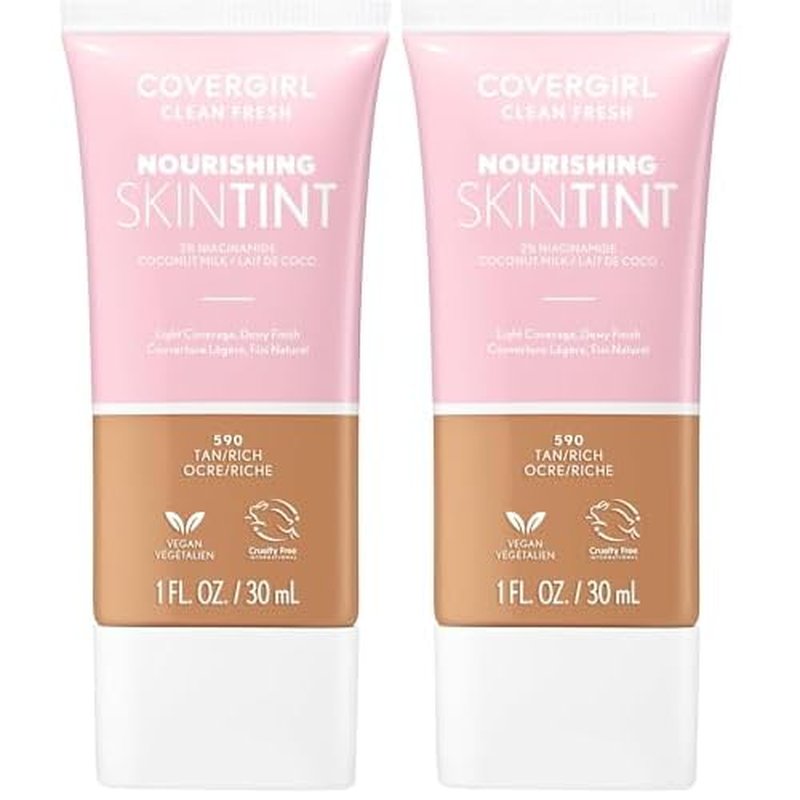 COVERGIRL, Clean Fresh Skin Milk Foundation, Tan/Rich, 1 Count (packaging may vary) (Pack of 2)