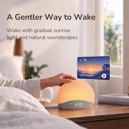 Sunrise Alarm Clock with Sound Machine App Control