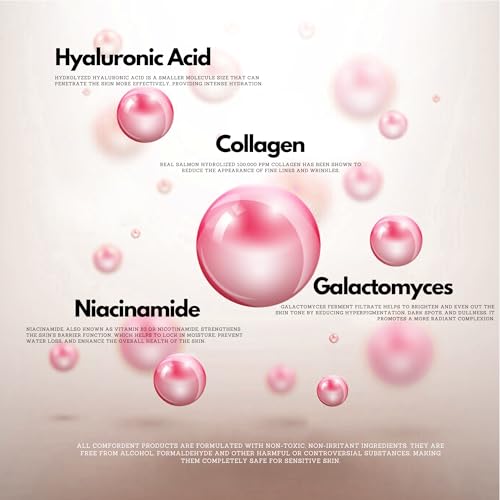 Bio Collagen Hydrogel Melting Face Mask with Hyaluronic Acid, Galactomyces & Niacinamide