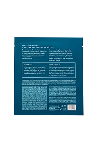 Hydrogel Face Mask with Retinol & Peptides - 1 Pack of 2 - Anti-Aging Hydrating Mask for Women and Men