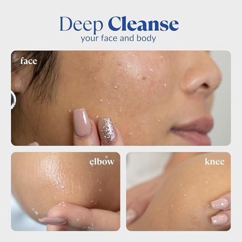 Aqua Gel Gentle Exfoliator 8.82 Fl Oz Pack of 2 for Sensitive Skin - Clear & Soft