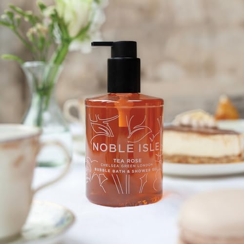 Tea Rose Bath & Shower Gel - Luxury Vegan Body Wash for Women, Paraben Free, 8.45 oz