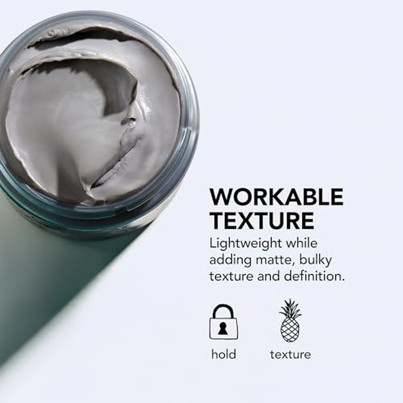 Bumble and bumble. Sumoclay Matte Texture Clay | Workable Texture, Moldable Hold + Matte Finish | Wavy, Straight, 1.5 Ounce