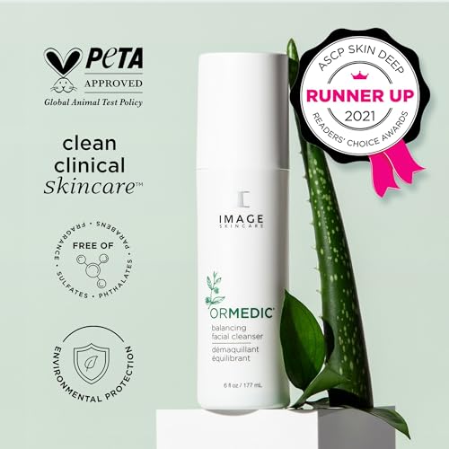 Aloe Vera Skincare Facial Cleanser - pH Balancing Mild Foaming Hydrating Face Wash, 6 Fl Oz - Aloe Vera Variant