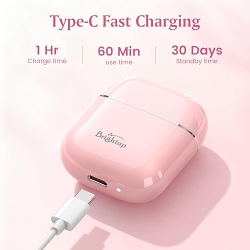 Facial Hair Removal for Women - Painless Electric Face Shaver for Peach Fuzz & Sensitive Skin, USB-C Rechargeable Hair Remover for Upper Lip & Chin,IPX7 Mini Portable for Smooth Skin at Home & Travel