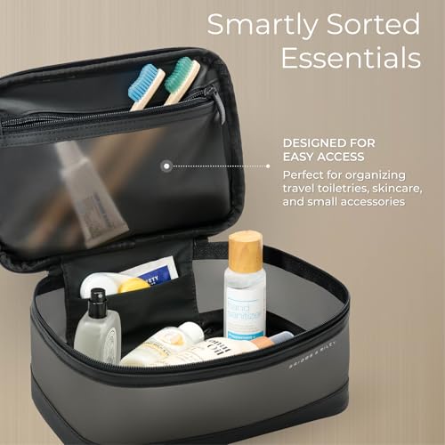 Briggs & Riley Toiletry Kit - Travel Bags for Women & Men, Organizer for Vacation, Dopp Kit for Bathroom Accessories, Makeup, & Skincare