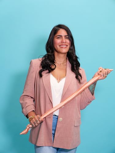 Heatless Hair Curling Headband - Effortless Curls & Waves, No Heat Damage, Rose Gold