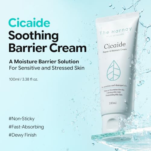 Korean Cica & Ceramide Face Moisturizer - Long Lasting Hydration for Sensitive Skin