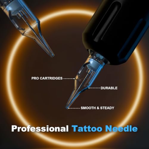 Wireless Tattoo Pen Kit with OLED Display & Practice Accessories