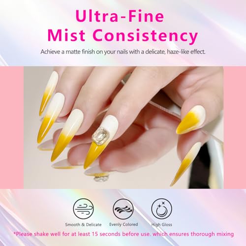 16 Colors Airbrush Gel Nail Polish Set - No Dilution Needed, 15ml x 12 - Variations of THIS listing