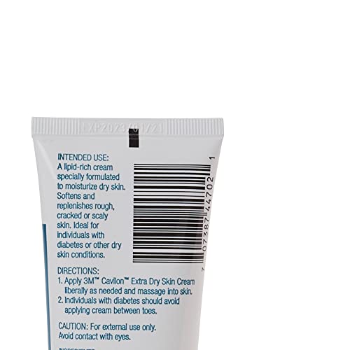 Cavilon 3M Cream For Extra Dry Skin, Scented, Contains Glycerin/Dimethicone, 1 Count