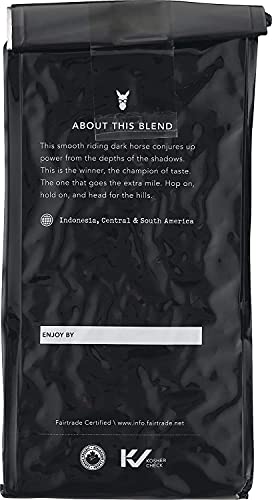 Kicking Horse Coffee 454 Horse Power Dark Roast Whole Bean - Pack of 6 10 oz